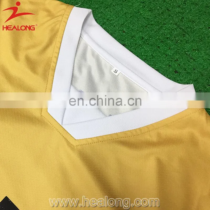 Healong Custom Made Soccer Uniforms Football Training Goalkeeper Soccer Jerseys