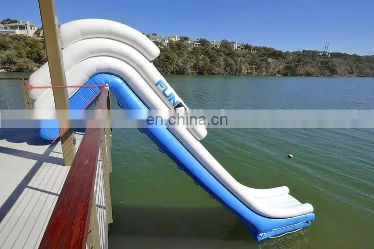 Lake 60ft customized inflatable emergency escape slide for adults