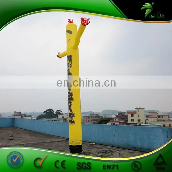 20ft Advertising Inflatable Sky Dancer Wavy Men , Inflatable Sky Puppet