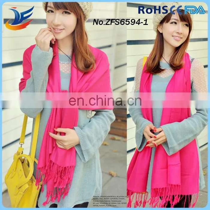 custom high quality pure cashmere scarf