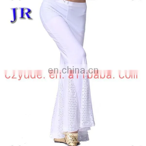 Ballroom beautiful women belly dance sequins pants K-4011#
