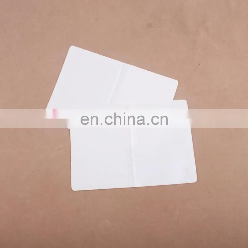 Custom pocket folding name print cheap pvc credit visa promotional wholesale atm clear business vinyl plastic card holder