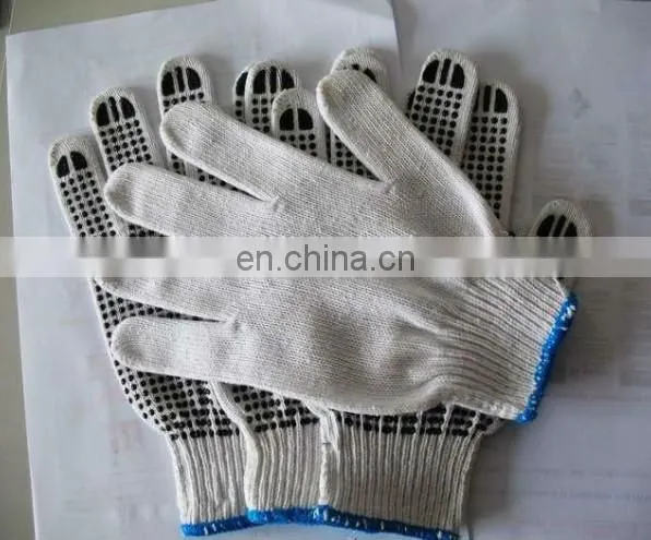 high quality kid's white cotton lycra gloves