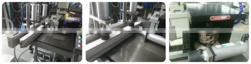 Small Type uPVC and Aluminum Profiles End Milling Machine