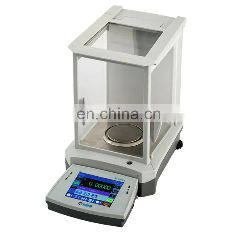 Color touch screen digital analytical laboratory balance