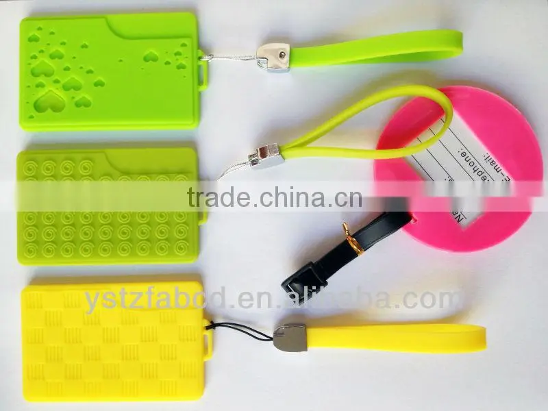 Silicone Luggage Tag with heart shape design