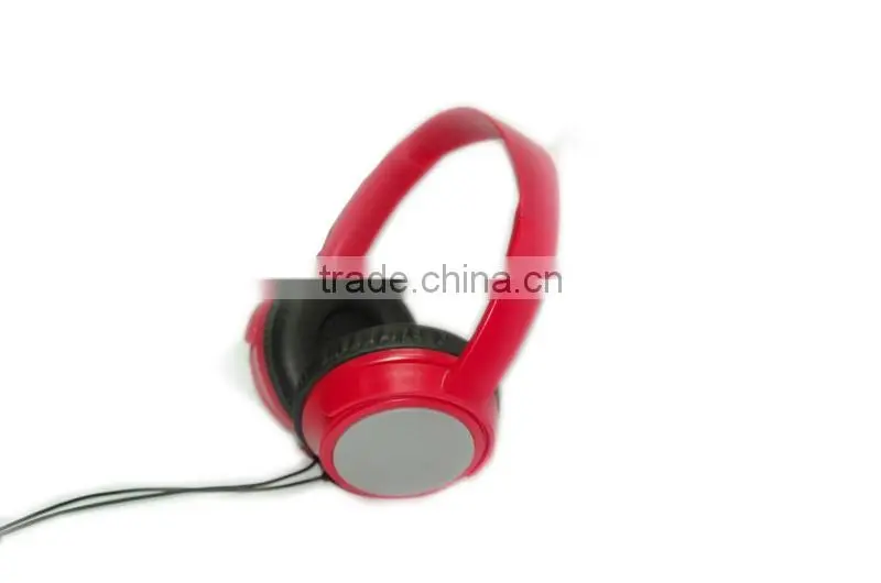 colorful red hifi stereo headphones for ps4,mp3
