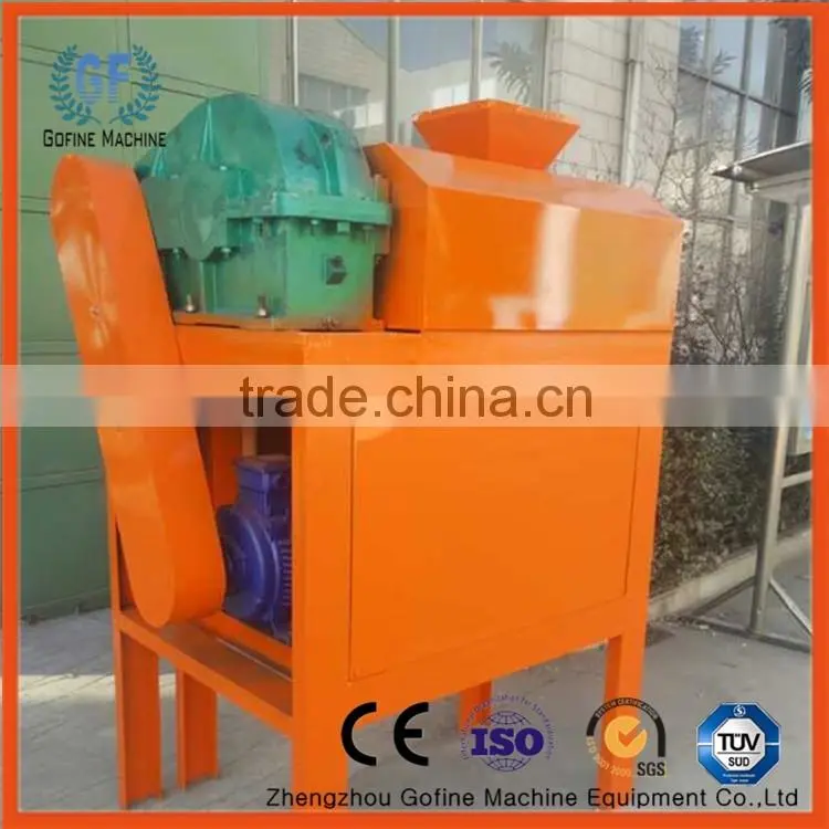 professional double roller organic fertilizer granulator line