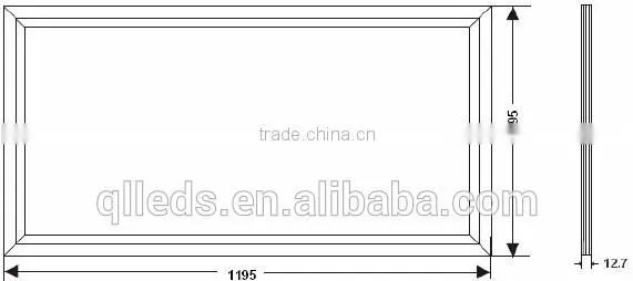 300X1200 46w c UL UL listed RGB LED Panel Light! Special Design , Easily installation!
