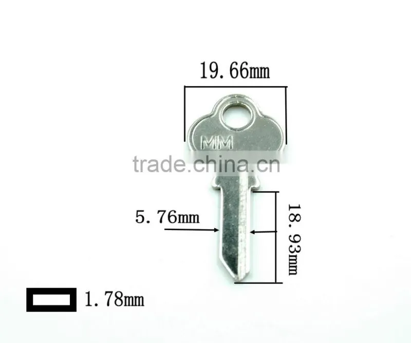 MM High quality door key blank