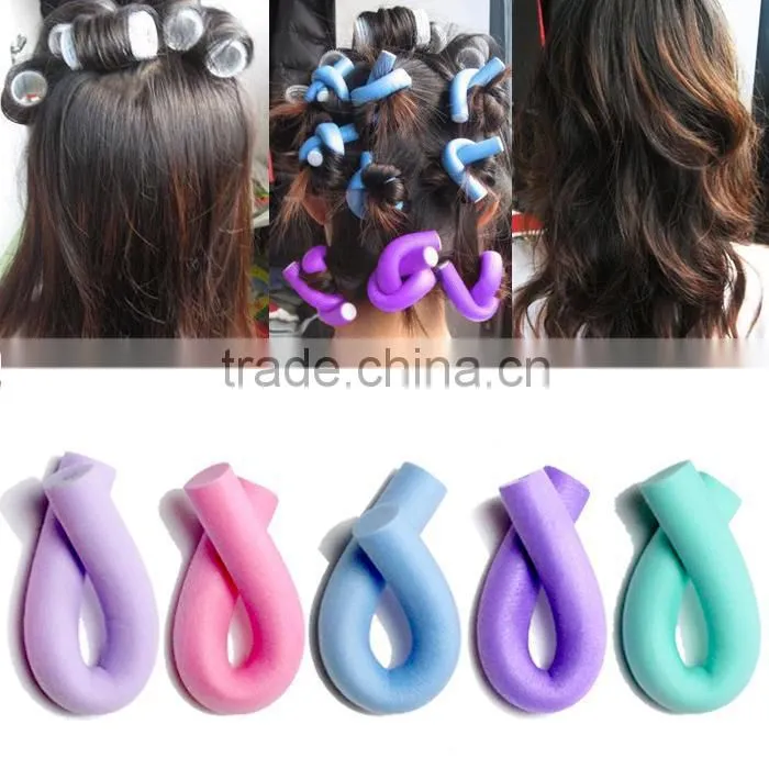 Fashion Flexible Rubber Foam Hair Roller