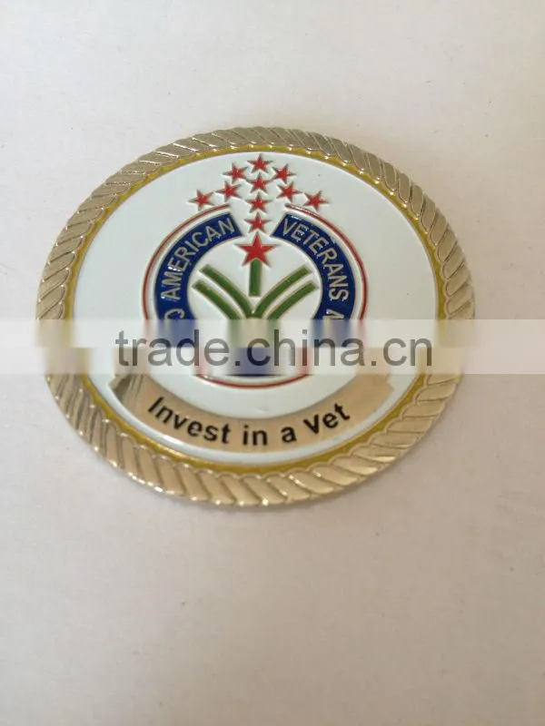 metal coin/American veterans coin/cheap custom coins