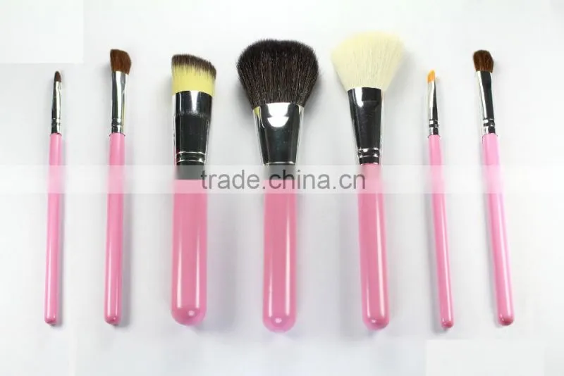 Popular 7pcs makeup brush set cup holder