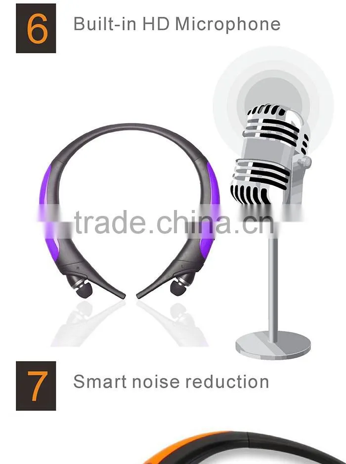 Mini Lightweight Wireless Stereo Sports running Bluetooth earphone Headphones Headsets