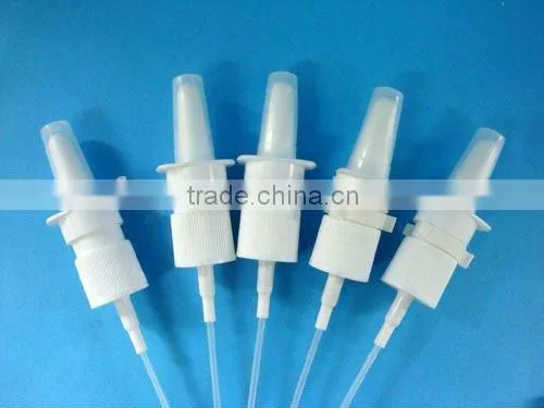 70ml plastic bottle with nasal spray, PE sprayer bottle with pharmaceutical nasal spray pump