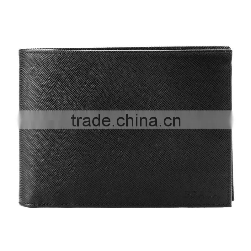 Saffiano cow split wallet leather