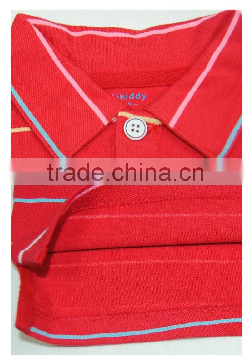 2016 cool style polo shirt fabric embroidery machinery with bulk wholesale kids clothing