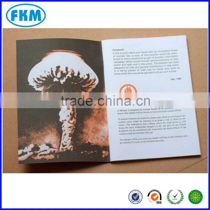 factory directly sale A3 A4 A5 A6 booklet printing in China