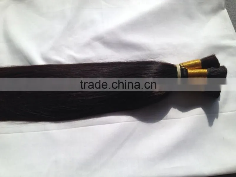 100% human hair unprocessed virgin hair silky no tangle