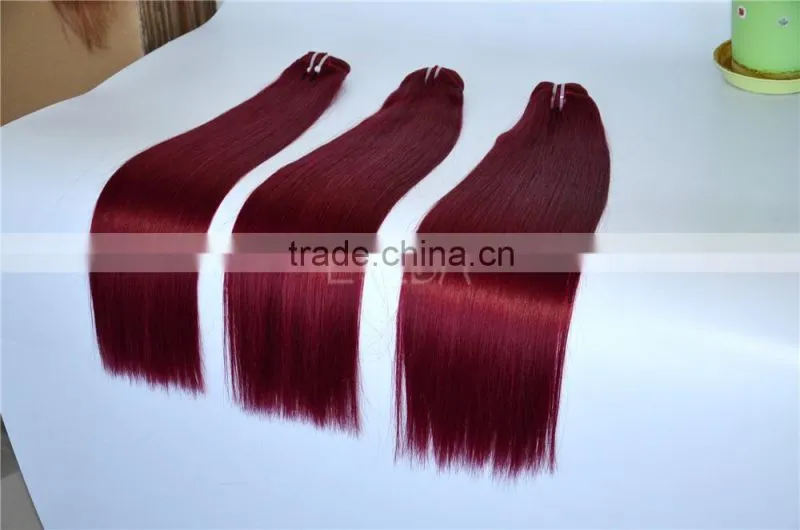 Brazilian 99j red hair weave