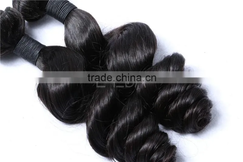 Thick virgin Brazilian hair 3 bundles good soft Indian virgin hair thick bundles hair weaving