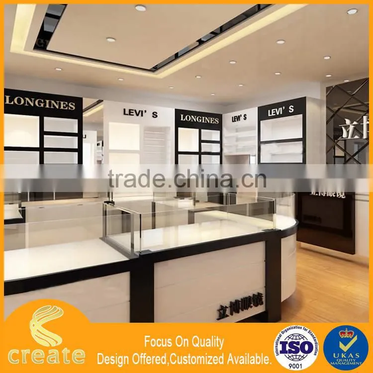 Professional rotating glass frames display cabinet, perfect product optical eyeglass shop display cabinet