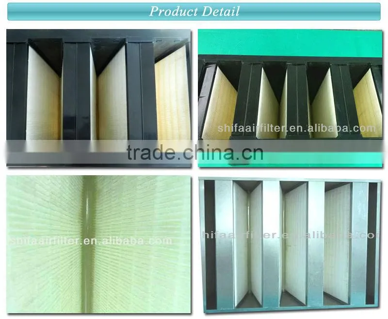 alloy aluminium frame filter hepa for ahu