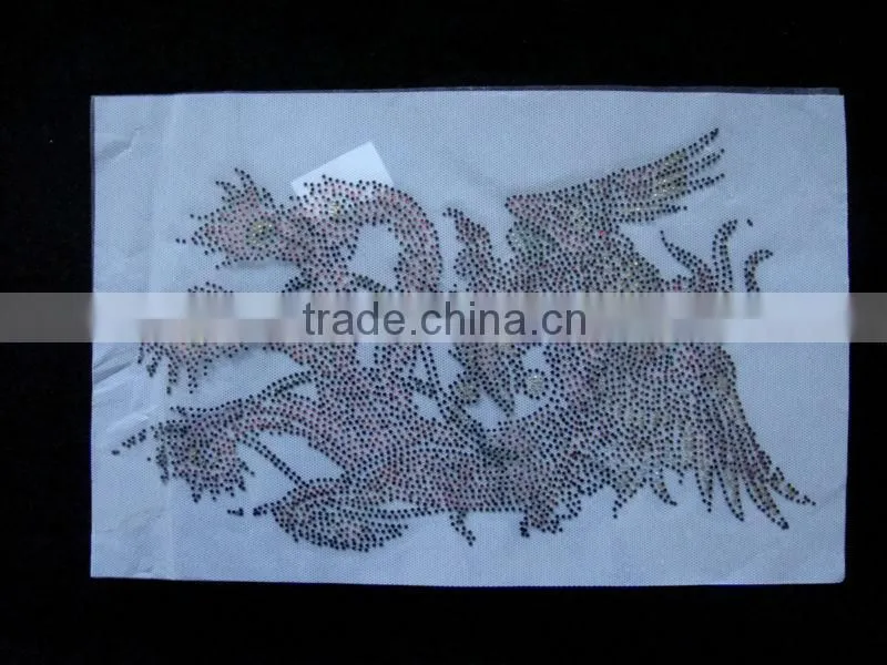 Fashion rhinestone heat transfer motif wholesale