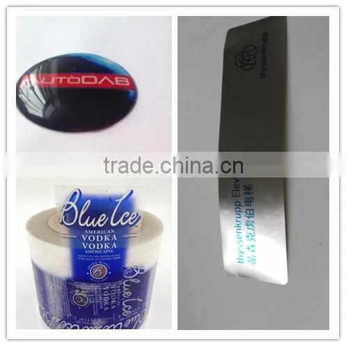 Anti counterfeiting 3D holographic laser Security sticker