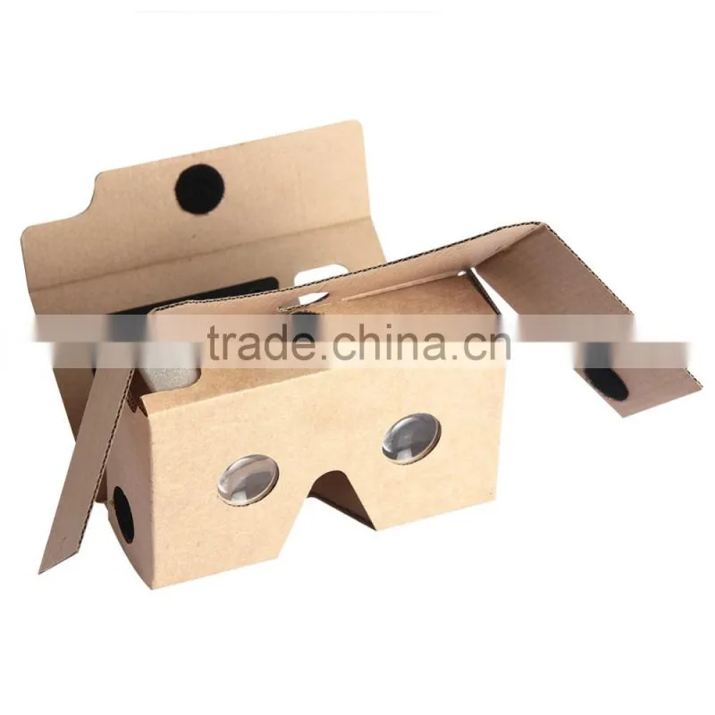 High quality cardboard v2 vr black brown blue gray green red pink