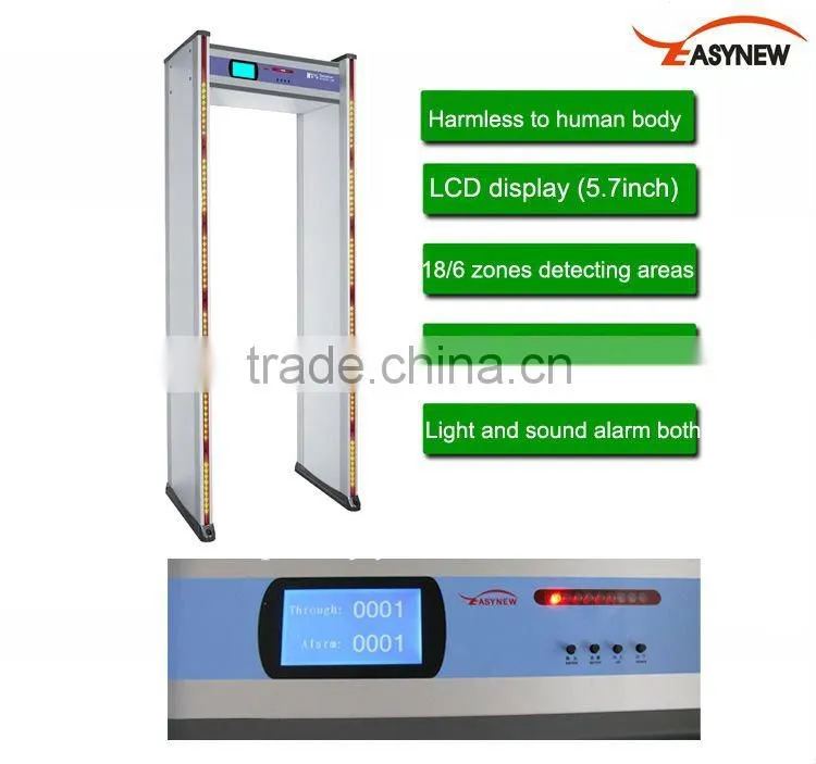 Walk through metal detector door ST-D102C(6 zones)