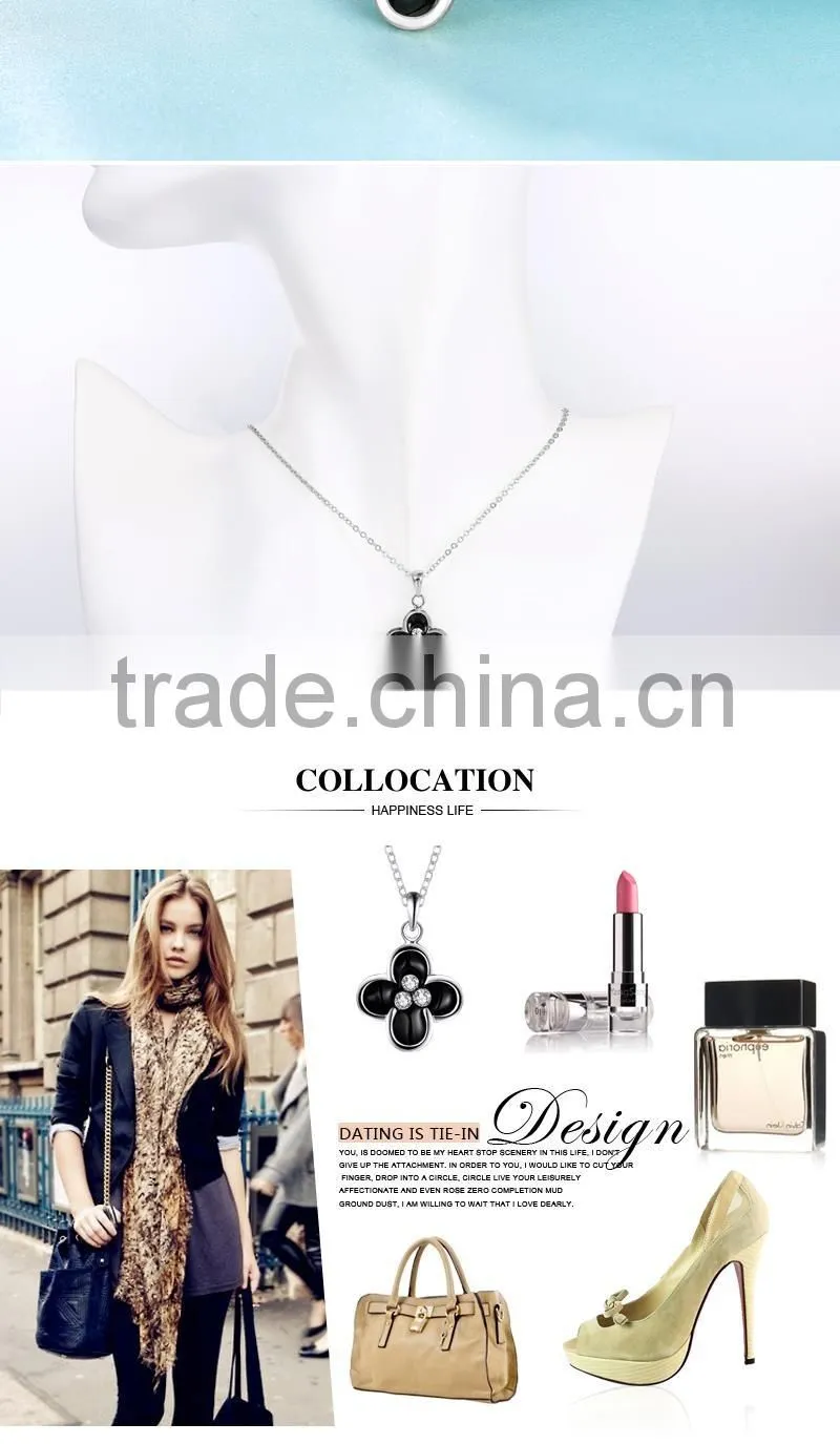 white gold color vogue jewelry wedding necklace