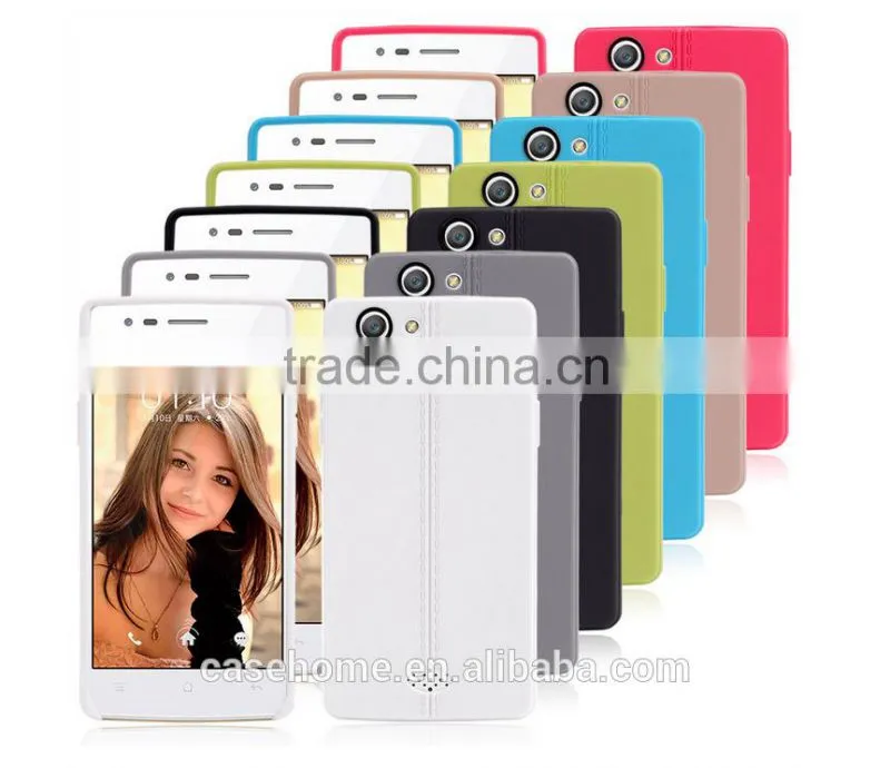 Newest design for oppo neo 5 back cover leather case