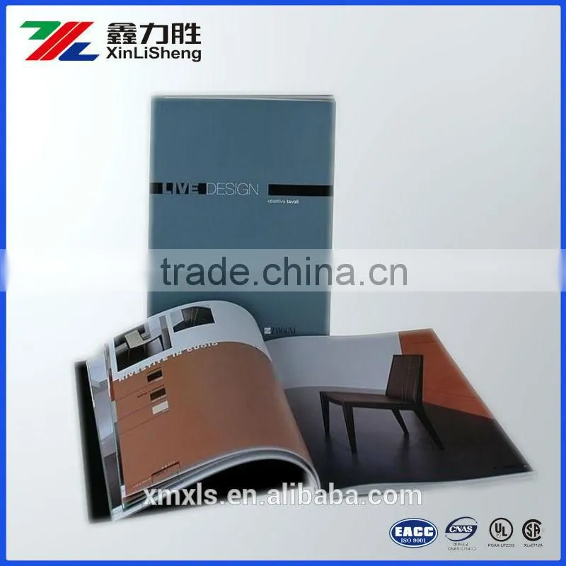 2014 Luxury Perfect binding full color Catalogue custom printed ; Free samples Custom Full Color Catalog printed