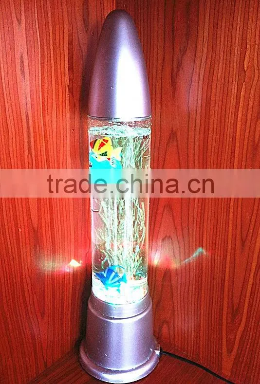 red bubble lamp