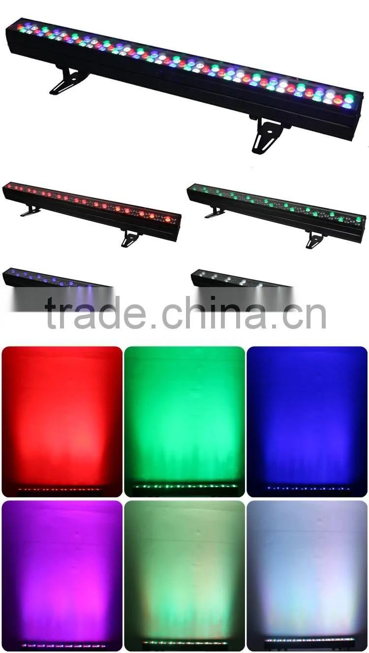 bar and night club decoration 72x3w RGB dmx led wall washer light