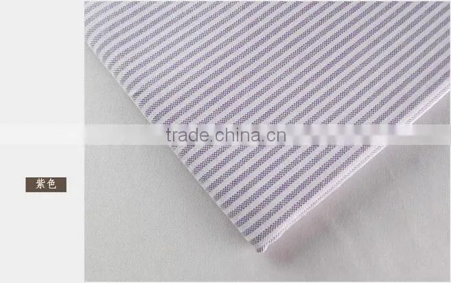Spinning striped shirt fabrics of high-grade yarn-dyed shirt fabric