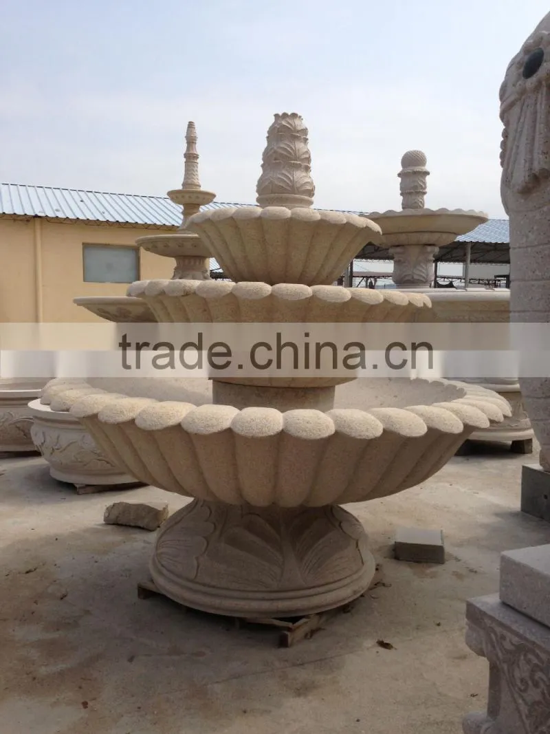 marble water fountain statues
