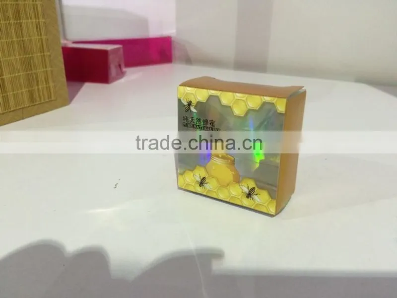 pvc window paper package box package box for cosmetic