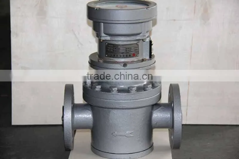 stainless steel vegetable oil oval gear meter with pointer