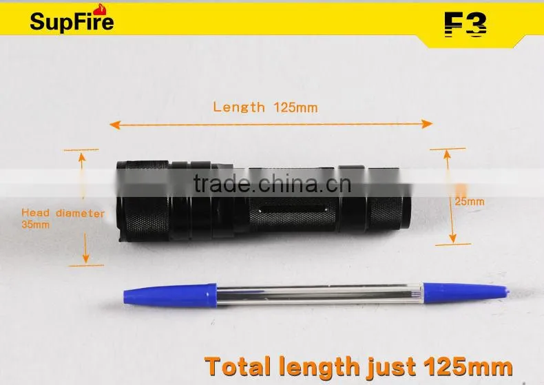 Zooming rechargeable Led flashlights For Hiking with AAAbattery