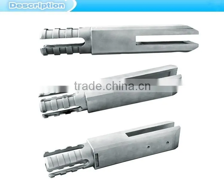stainlee steel tube clips stainless steel handrail glass clip