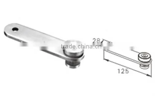 304/316 stainless steel bracket for glass shelf