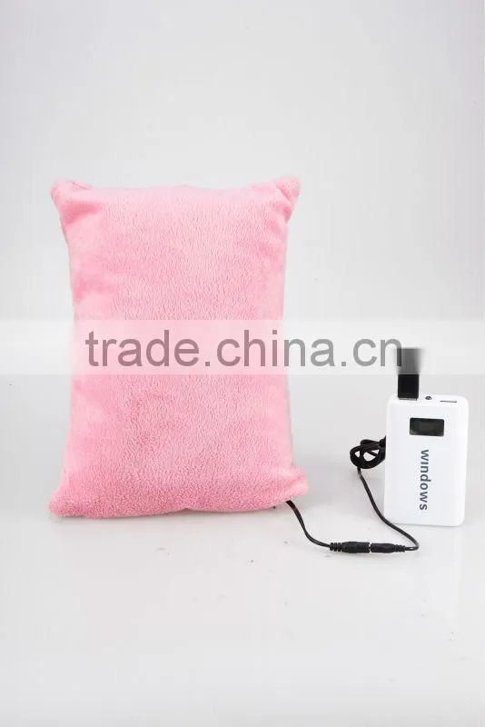 Promotional USB warmer cushion / heated throw pillow