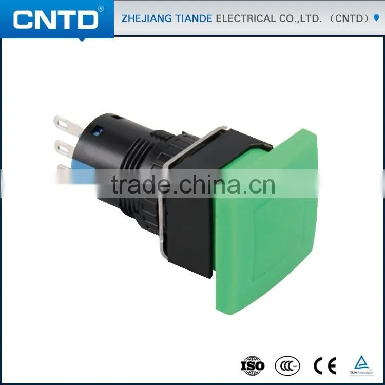 CNTD 16mm Head Button Push button Switch With Gold Silver Contact C6BMM C6BQM C6BHM