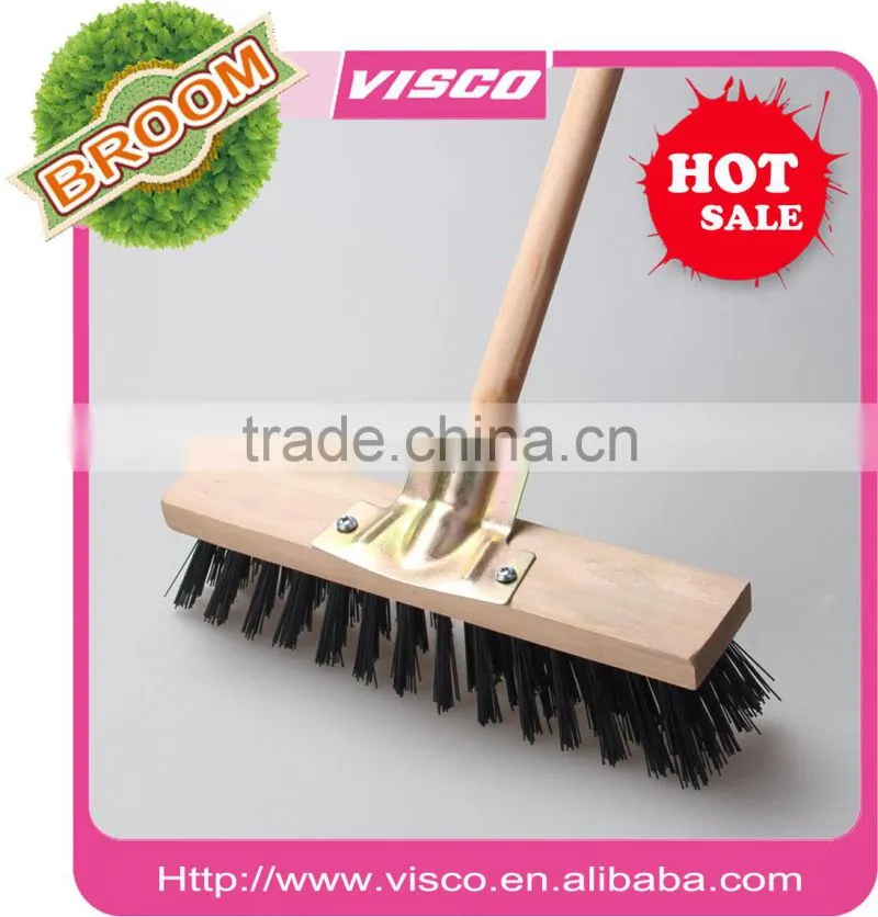 Good quality and hot sell plastic wooden made cleaning brush VB9-01-300