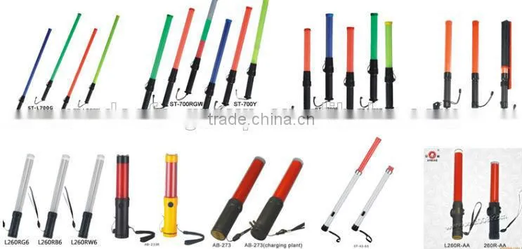 Police Led Strobe Baton , traffic led baton police baton