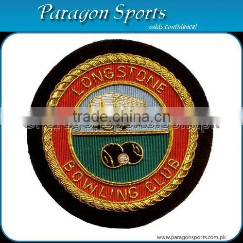 Handmade Bullion Wire & thread blazer badge