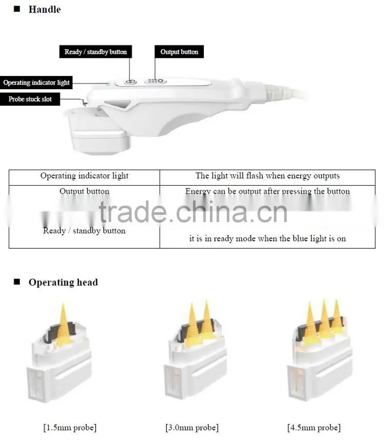 hotsale portable home use hifu anti wrinkle machine H-019
