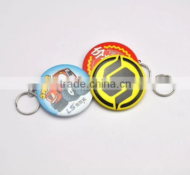 metal keychain mirror / decorative decals for mirrors / decorated pocket mirrors